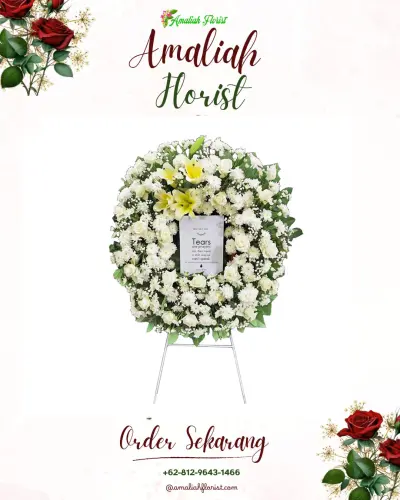 Krans Bunga Duka Cita di Segaran