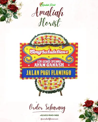 Bunga Papan Congratulation di Segaran